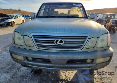 2003 Lexus Lx 470 z USA, uszkodzony, nr VIN JTJHT00W333529876